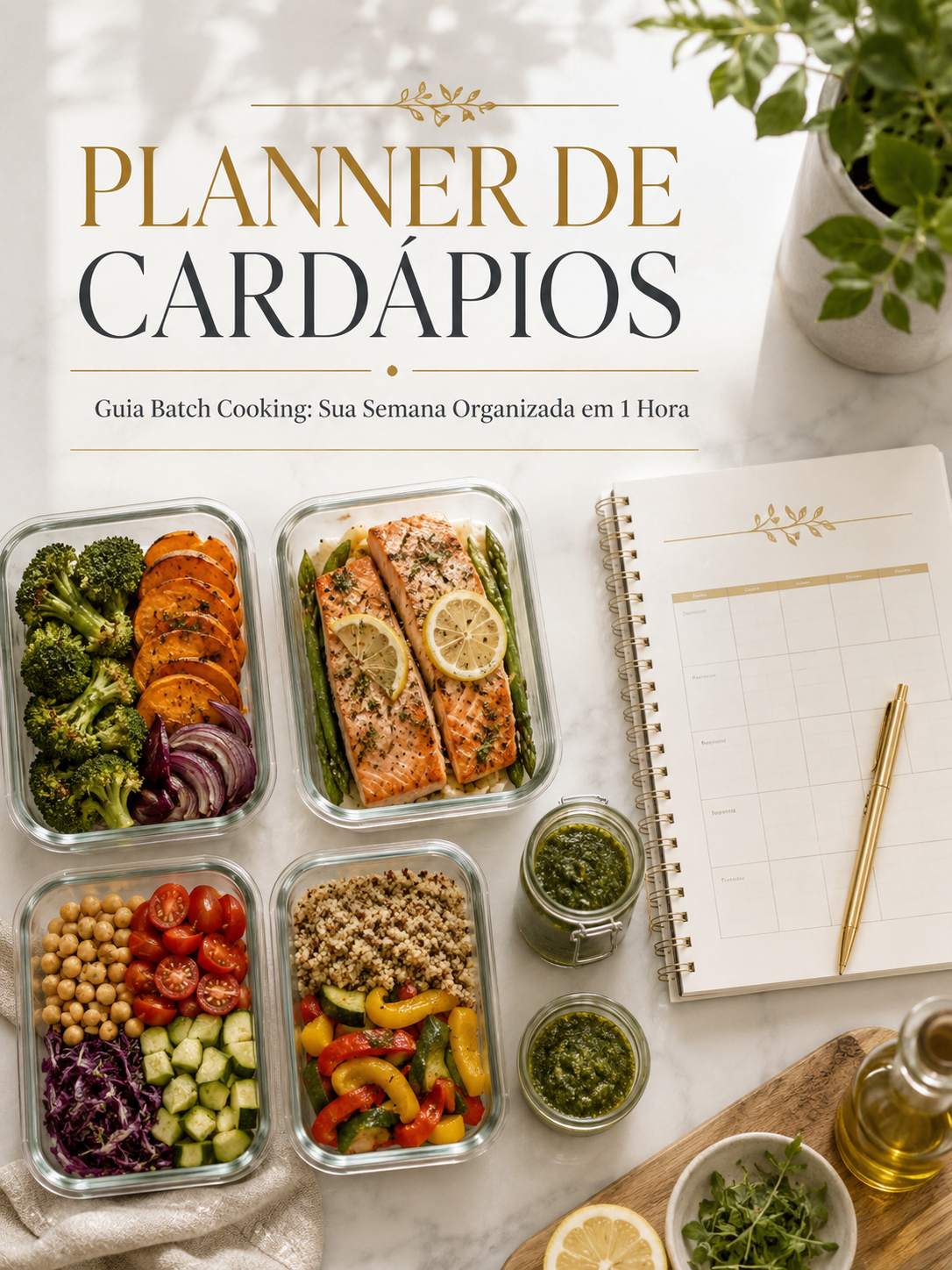 Planner de Cardápios: Batch Cooking